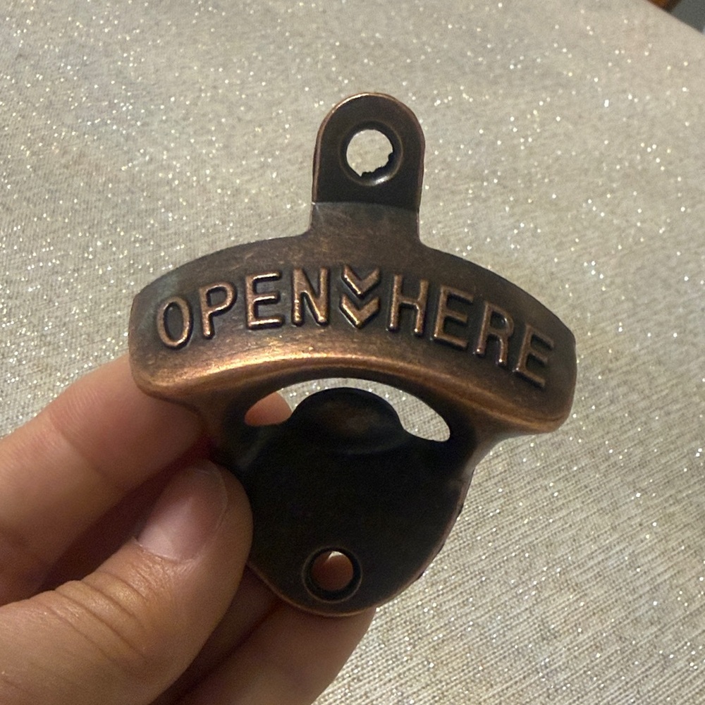 Vintage Style Wall Mounted Bottle Opener